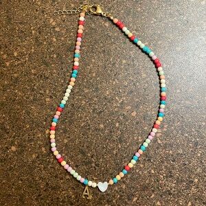 Personalized “A” Necklace
